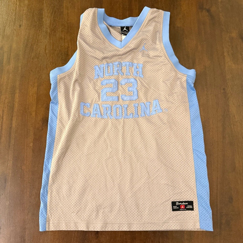 Vintage‎ Jordan Kids North Carolina Jersey - Gray and Light Blue